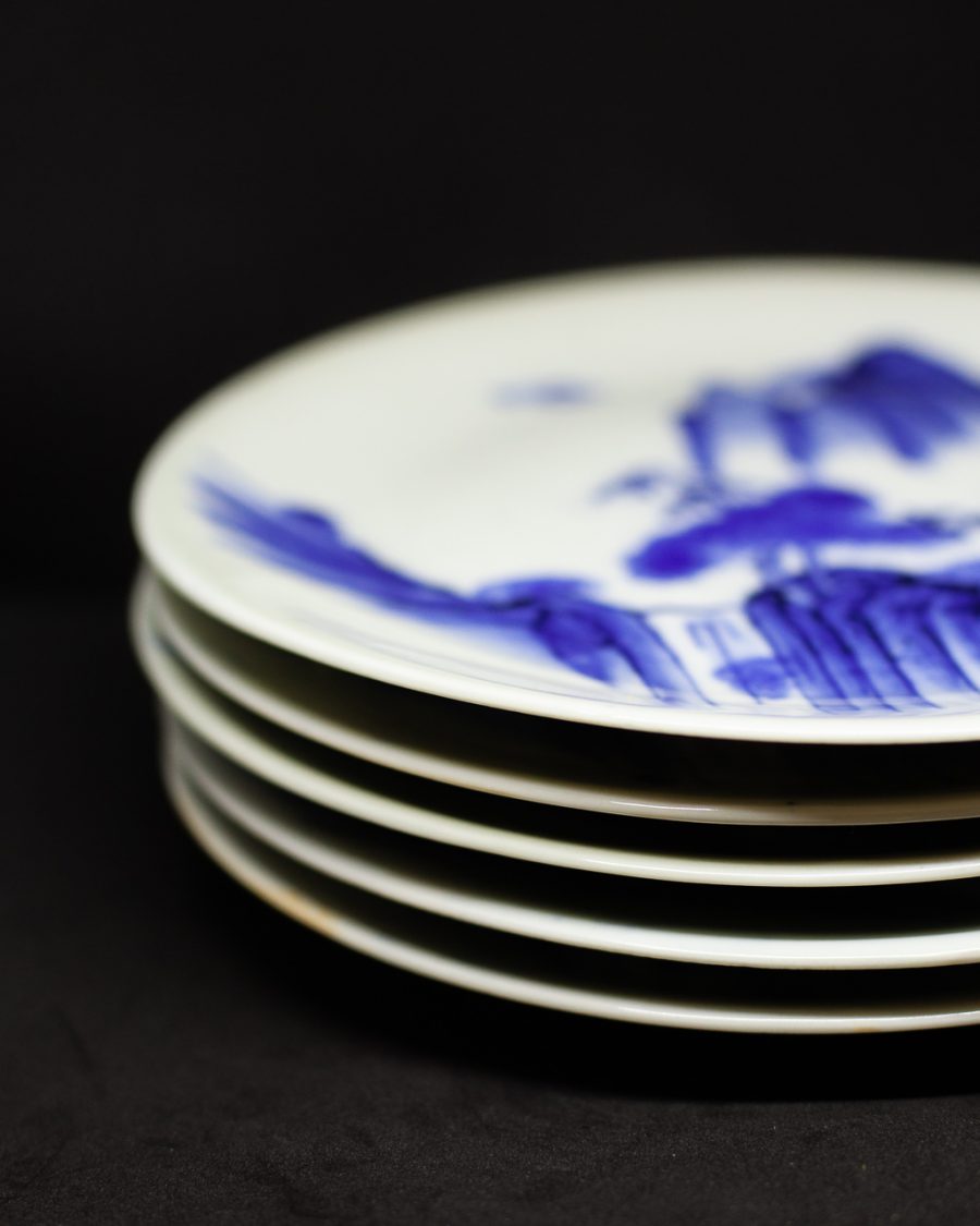 platter porcelain picture japan