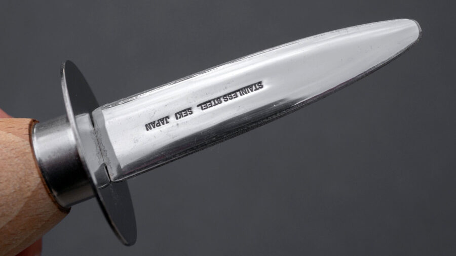 Hitohira Seki Stainless Oyster Knife Small-7