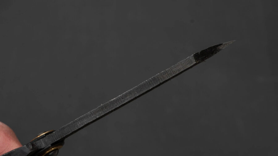Higonokami Custom Folding Knife Large Brass Handle (#11B K)-8