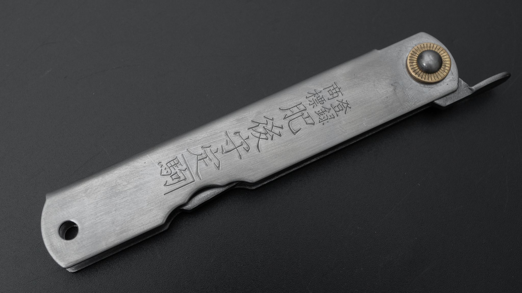 Higonokami VG10 Folding Knife Large Stainless Handle-5
